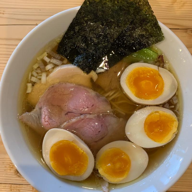 塩ラーメン特製のせ(麺屋いえろう)