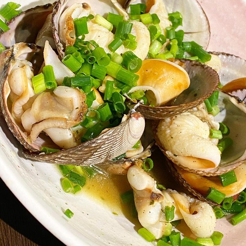 石垣貝のバター蒸し(川治)