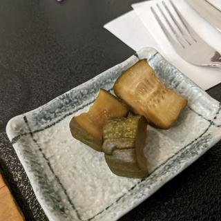 胡瓜の醤油漬け(大船渡温泉 )