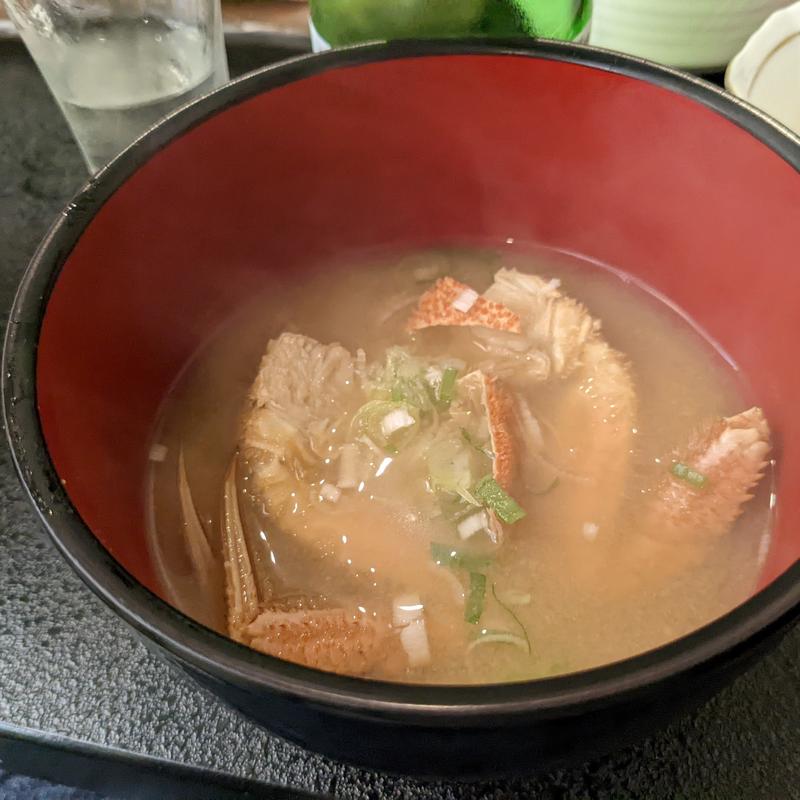毛蟹の味噌汁(大船渡温泉 )