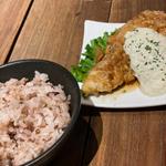 select ranch チキン南蛮、あんかけ春巻(HALE CAFE つなぐ)