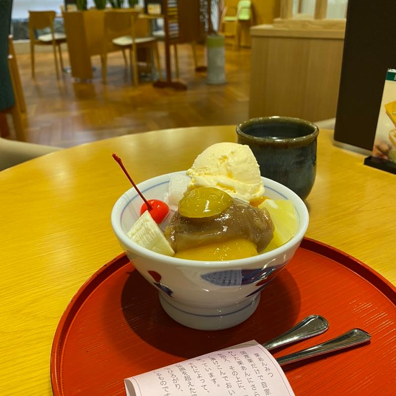 栗あんみつバニラ(竹風堂 長野駅前店)