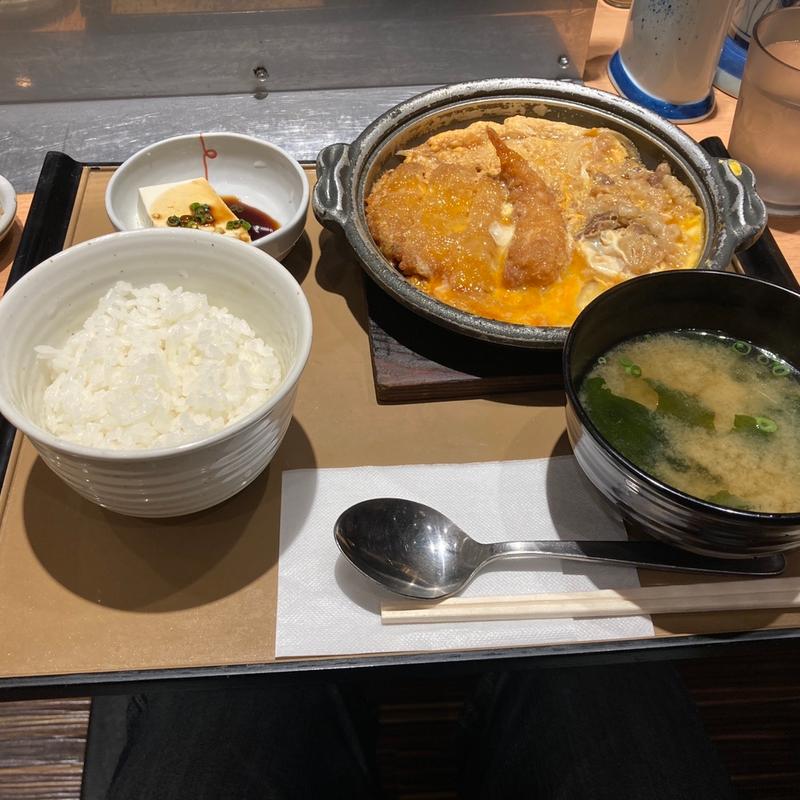 ミックスとじ定食(やよい軒　 浜松有玉店 )