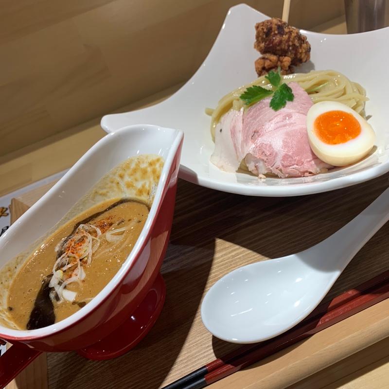 極み濃度の鶏の味噌つけ麺(鶏スタイル林)