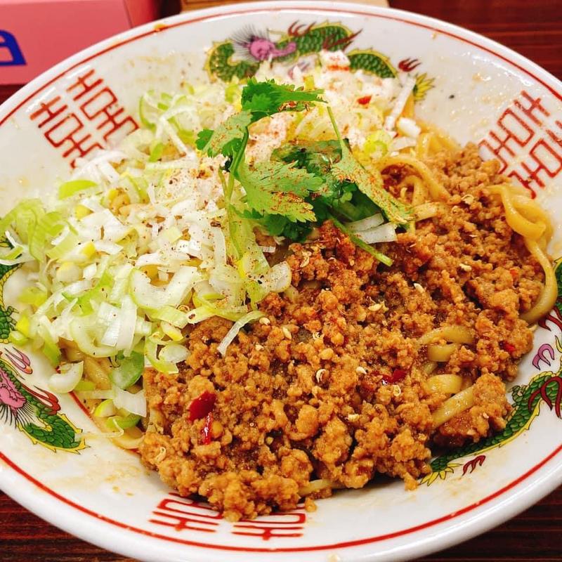 汁なし坦々麺(大衆食堂スタンドそのだ)