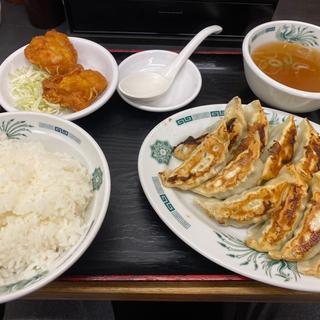 餃子W定食(日高屋 人形町店)