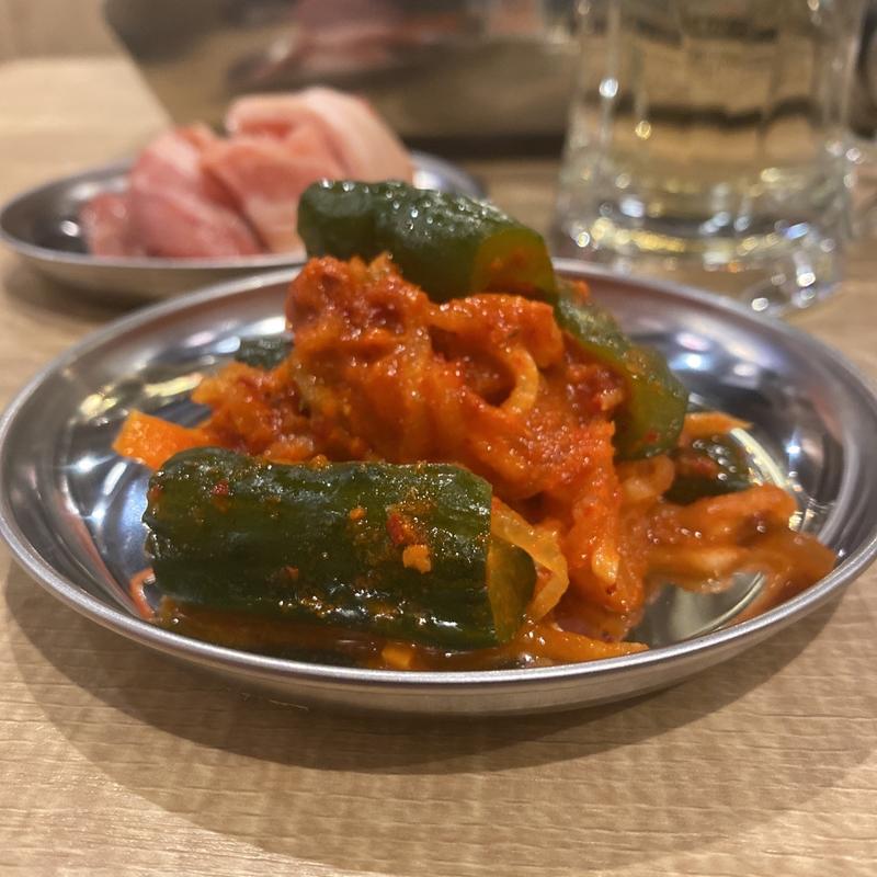 胡瓜キムチ(焼肉ホルモン下町の牛)
