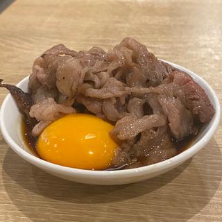 炙りロース(すき焼き風)(焼肉ホルモン下町の牛)