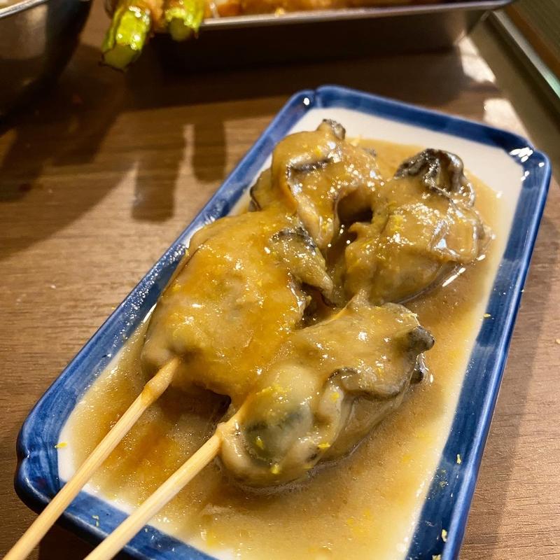 牡蠣のどて焼き(串かつ えいちゃん)