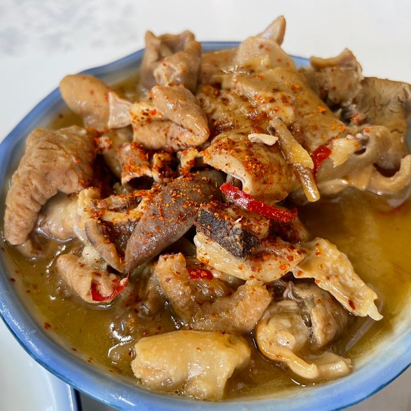 もつ煮定食(九十九亭食堂)