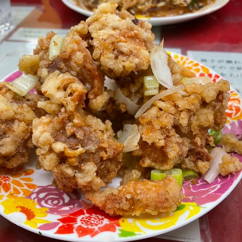 唐揚定食(百鶴樓)