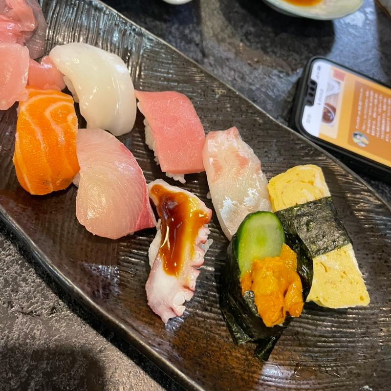 上にぎり8貫(寿司の居酒屋 甚 )