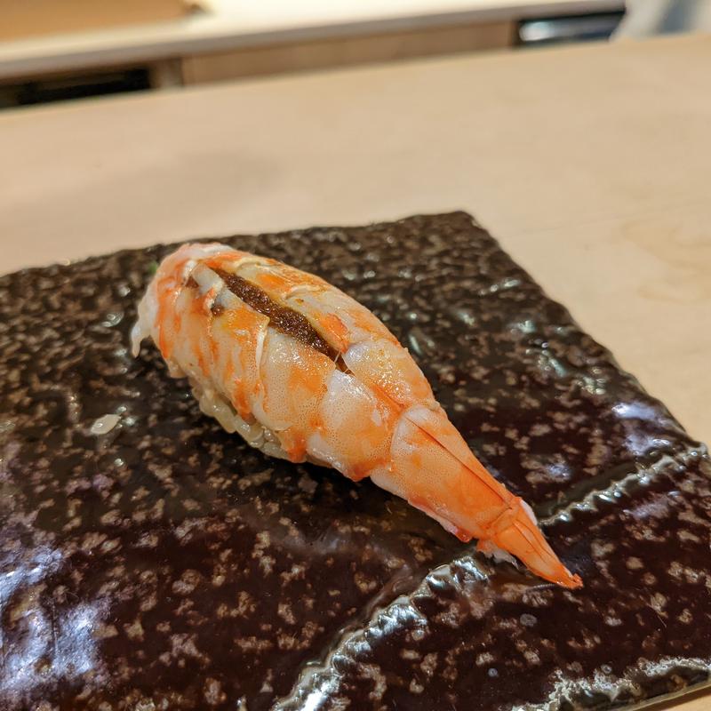 車海老、トムヤムクン(変タイ鮨すがひさ)