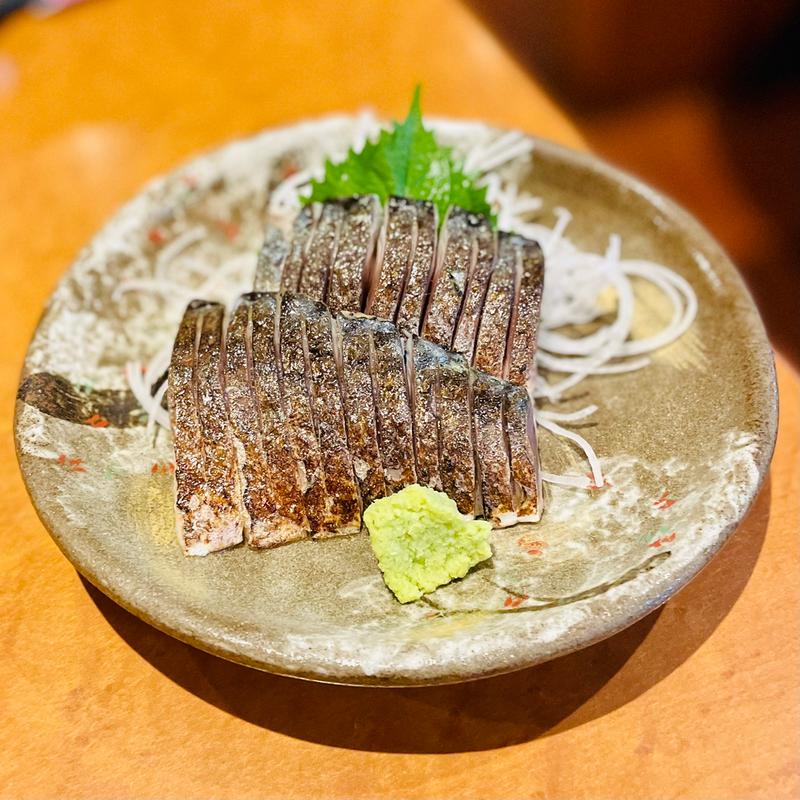 炙りしめ鯖(寿し和 和香苑 （スシカズ ワコウエン）)
