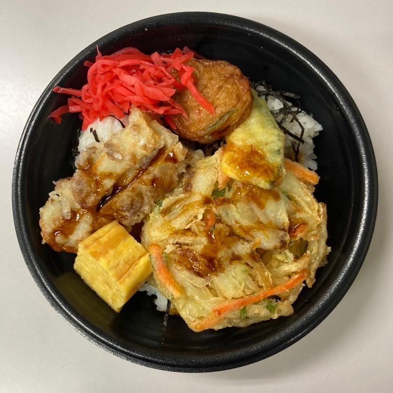 かき揚げ丼(お弁当屋さん)