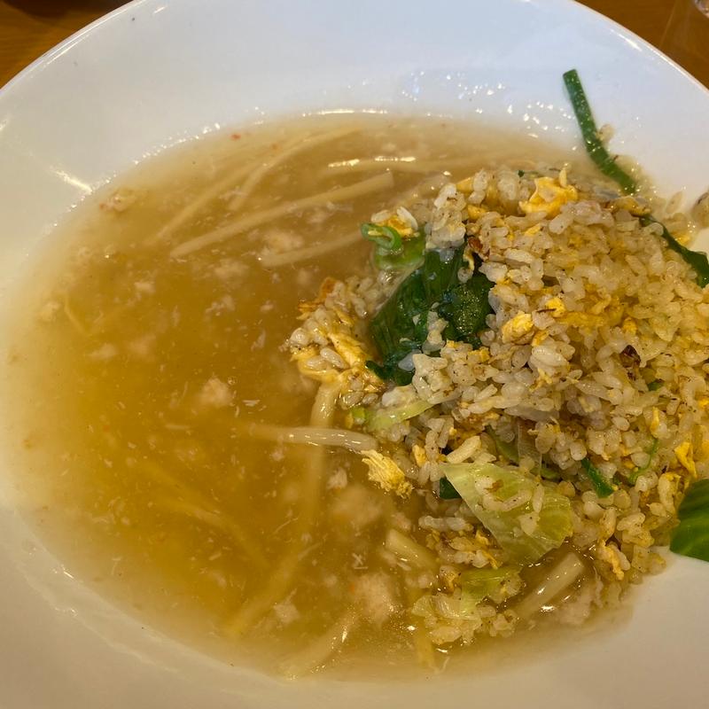 かにあんかけ焼飯(大阪王将 北野田駅前店)