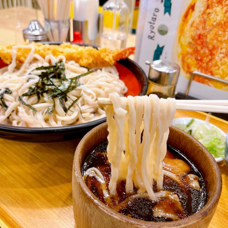 肉汁えび天ざるうどんセットLL(涼太郎 （りょうたろう）)