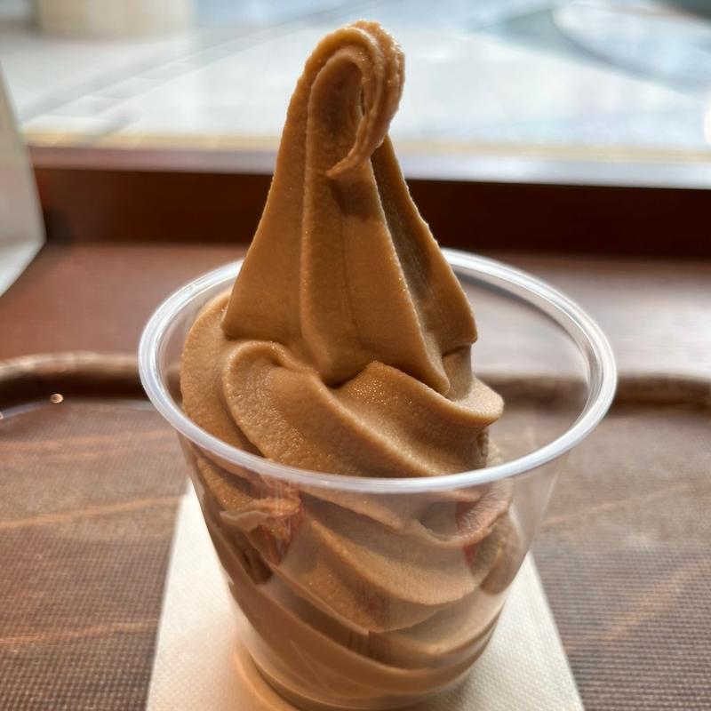 上島珈琲店の珈琲ソフトクリーム(上島珈琲店 札幌アピア店)