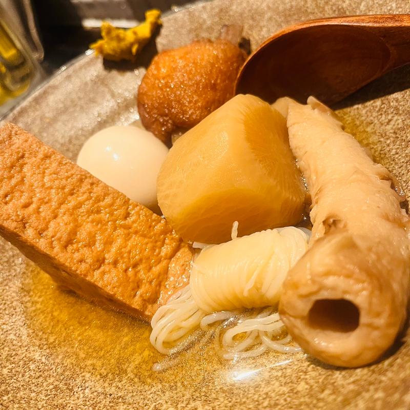 おでん盛り合わせ(おでんと鴨蕎麦居酒屋じんべえ3ビル店)