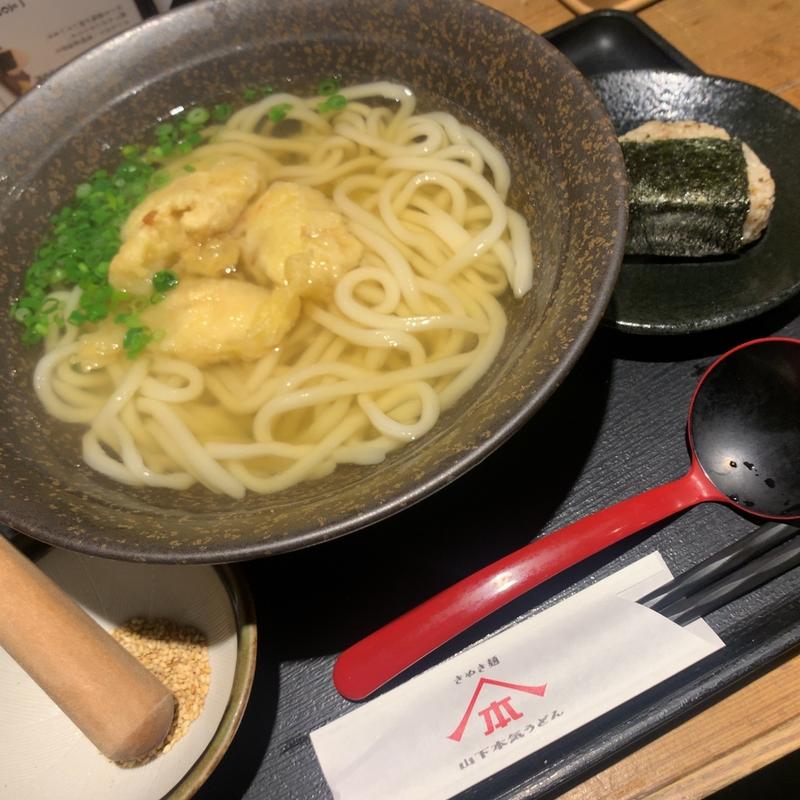 おにぎりセット(Bセット)(山下本気うどん 渋谷並木橋)