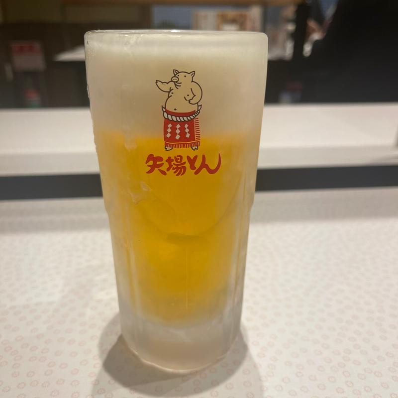 生ビール（アサヒ）(昔の矢場とん)