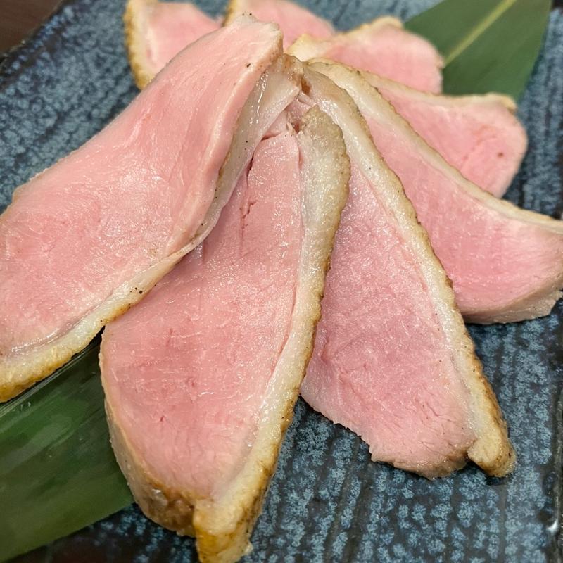 鴨のたたき(やすらぎ亭)