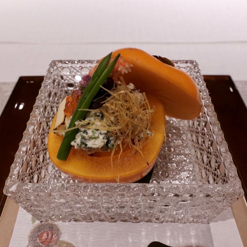 柿釜白和合(旅亭 萬葉)