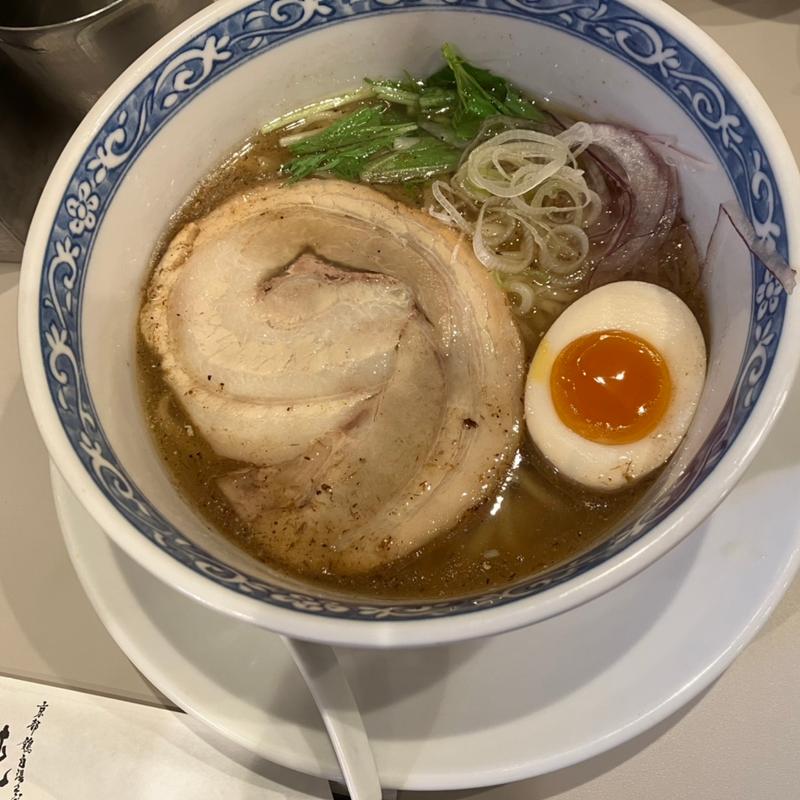 7種の魚介そば(鶏白湯そば　純)