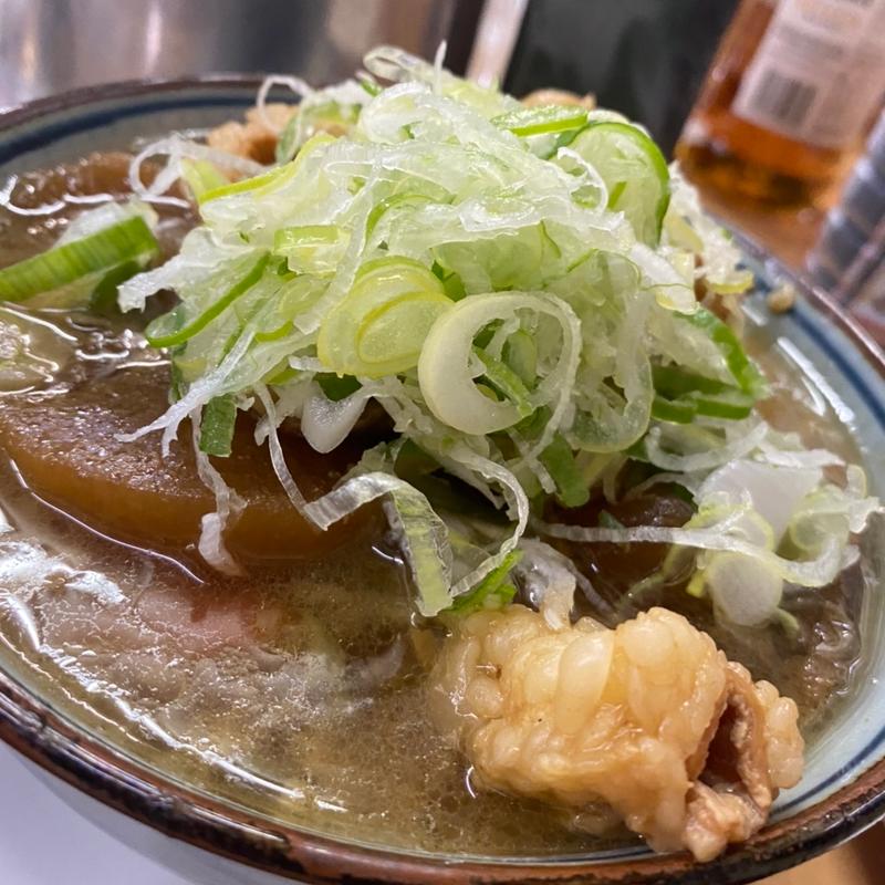 限定霜月 ゴールデン🐮縞腸味噌煮込み ②縞腸増+根野菜(MENYA食い味の道有楽)