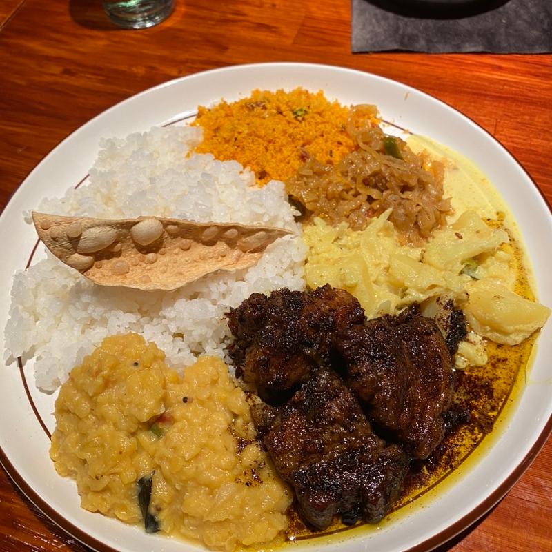 ブラックポークカリー(博多中洲あほう鳥 本店)