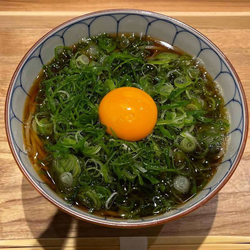 九条ネギ蕎麦(鴨しゃぶ粋玄)