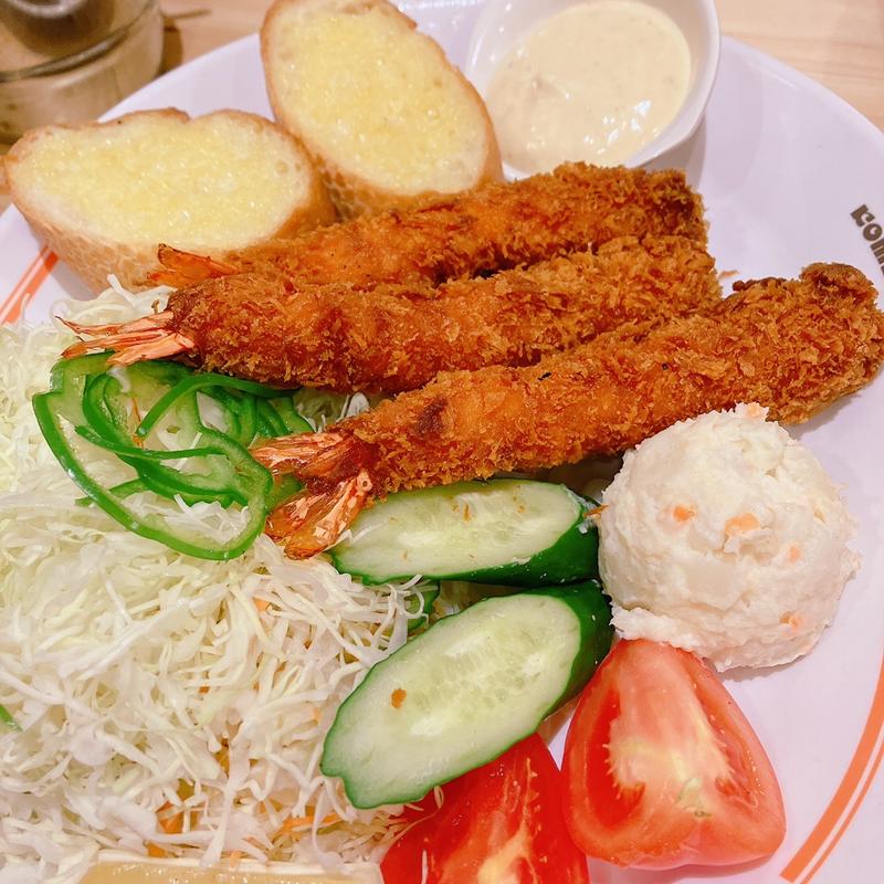 エビフライ(コメダ珈琲店 新宿三丁目店)