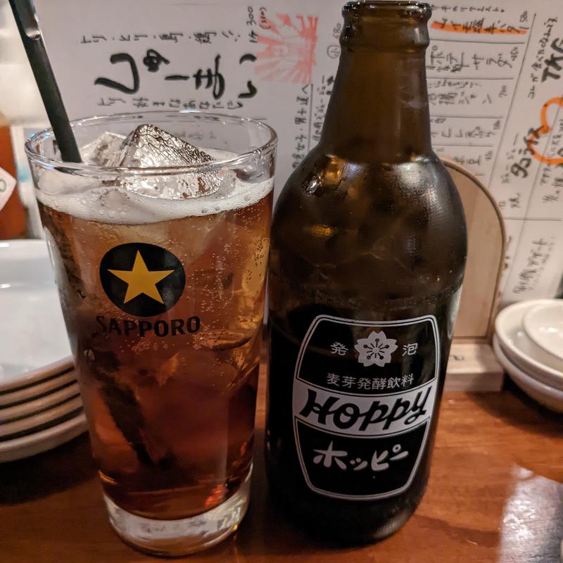 ホッピー黒(東京コケコッコ本舗 阿佐ヶ谷店)