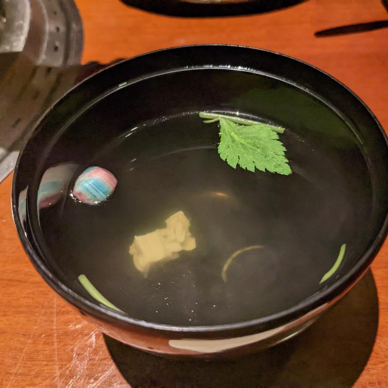 ハチノスのお吸い物(蕃 YORONIKU)