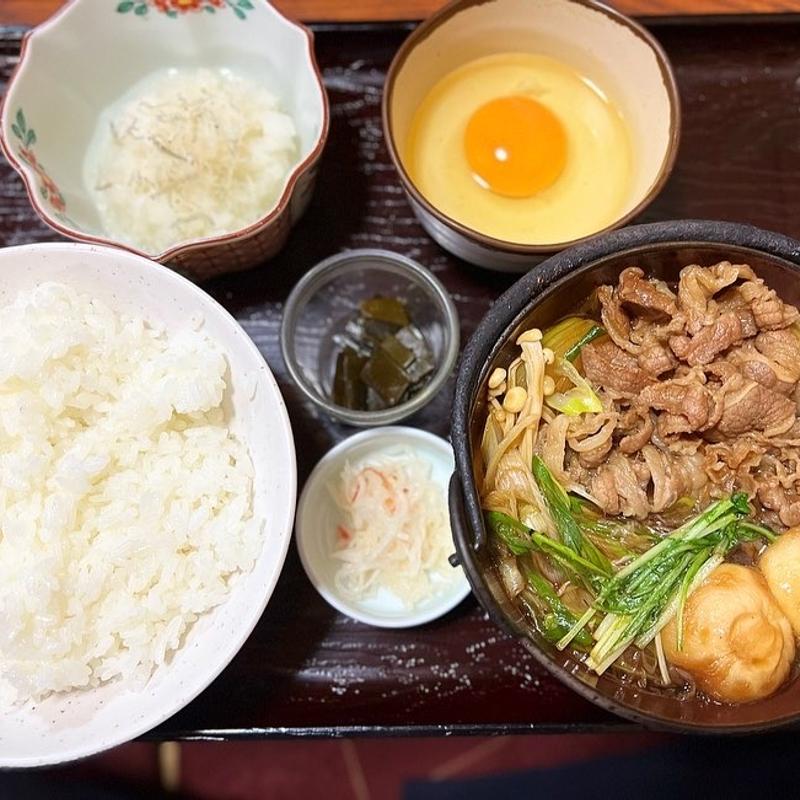 すき焼き定食(白川 大銀)