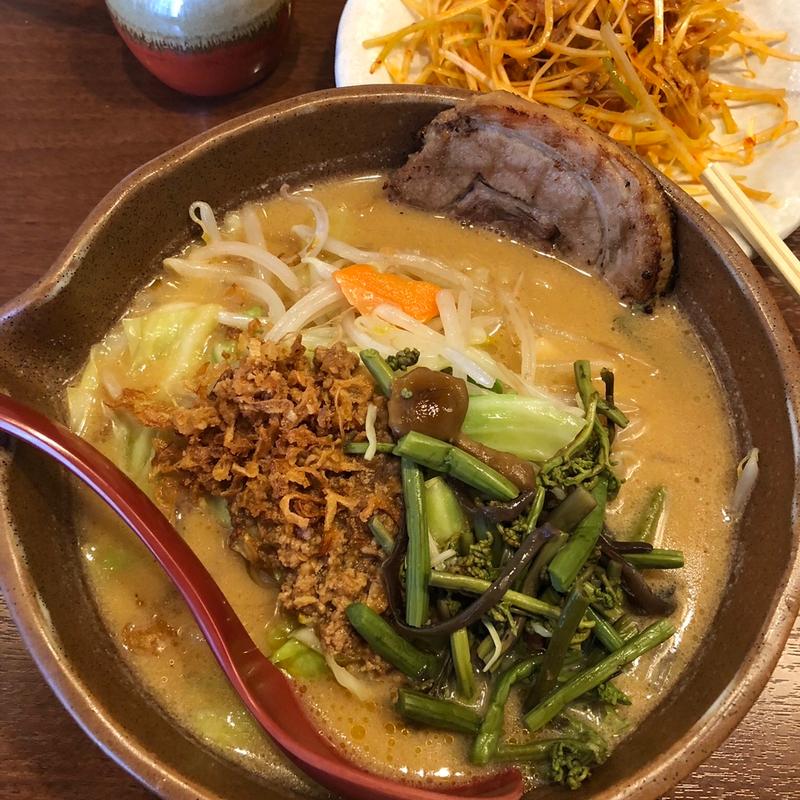 信州味噌ラーメン(麺場 田所商店 前橋東店)