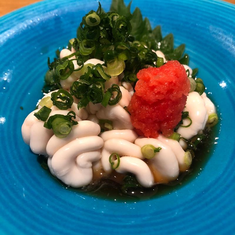 白子ポン酢(魚菜由良　雑魚亭)