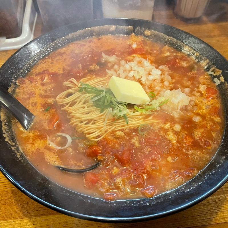 チリとまとらーめん(らーめんきんかどう 座間本店)