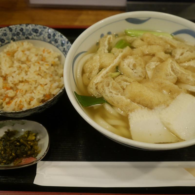 きざみうどんセット(さぬき手打ちうどん 錢形)