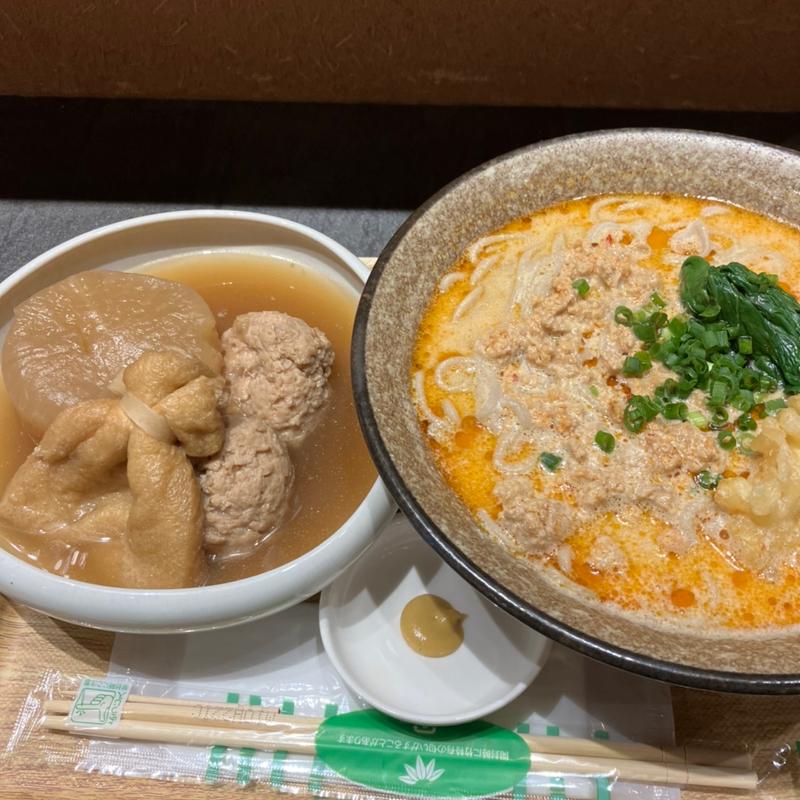 おでん　ピリ辛坦々そば(蕎麦・立飲み 一味)