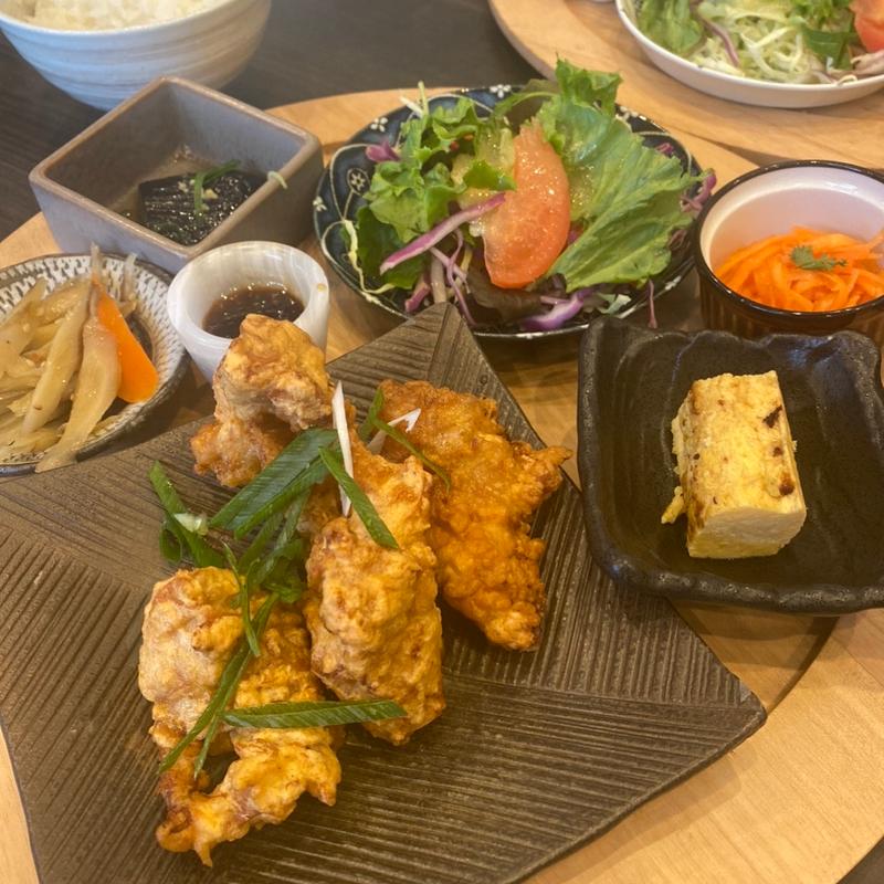 揚げ鶏の九条ネギソース(French cafe CHASEN 高台寺)