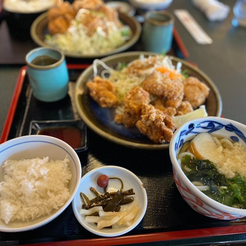 唐揚げ定食(和食処 本陣 志戸部店)
