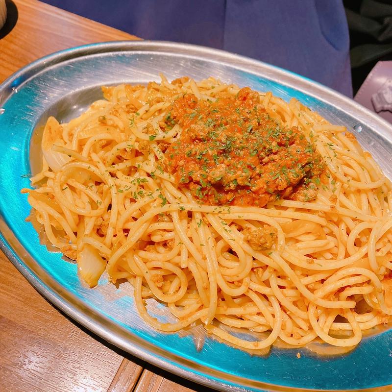 ミートソーススパゲティ(怪獣酒場 新橋蒸溜所)
