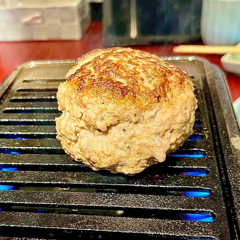 万大ハンバーグ定食(焼肉苑万大)