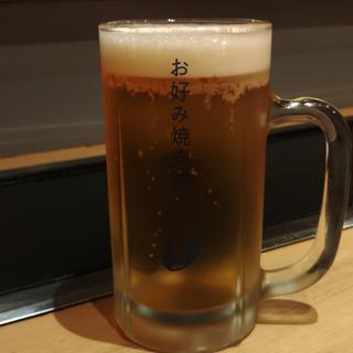 生ビール(お好み焼き酒場O)