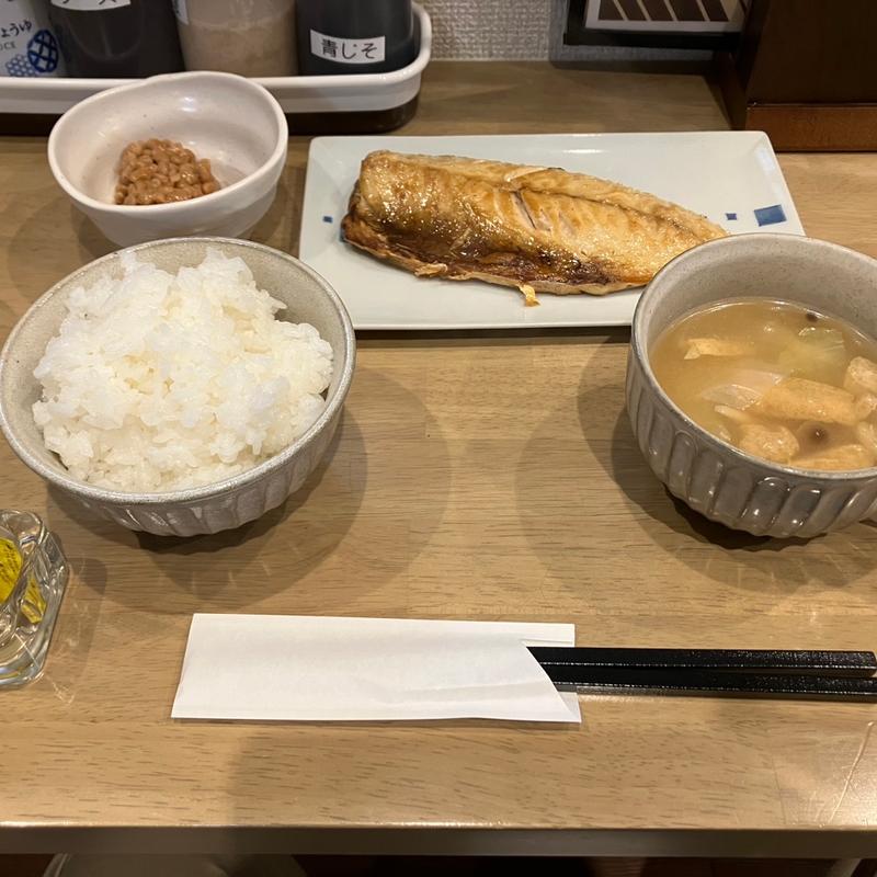鯖の塩焼定食(cafe OWL)