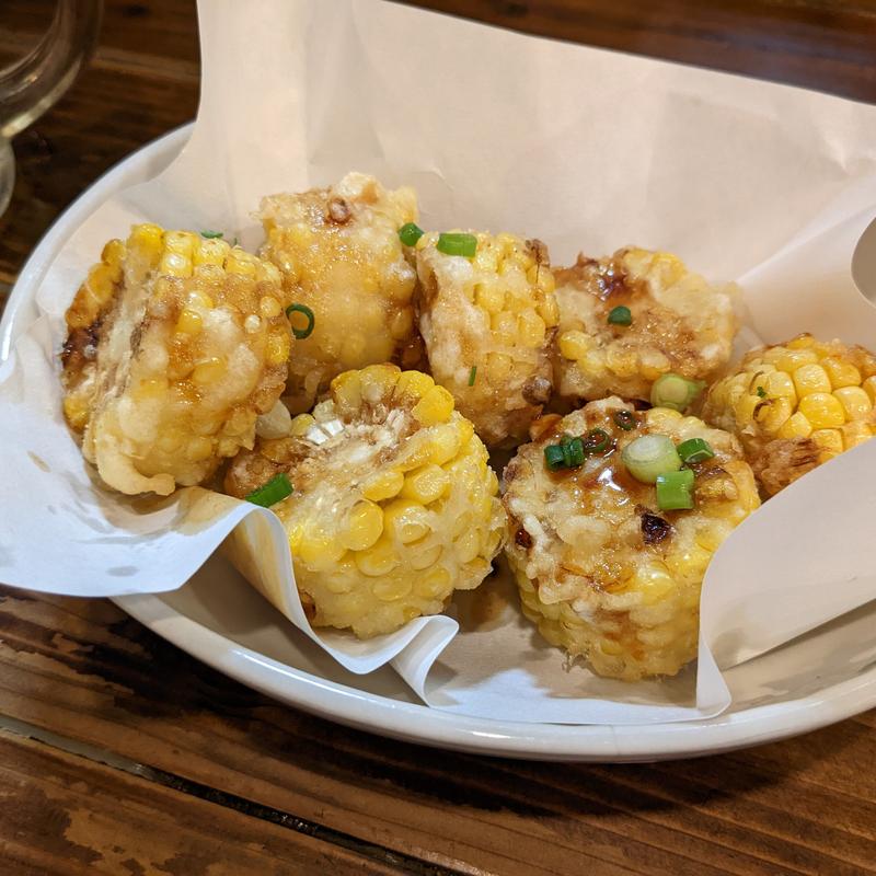 とうもろこしの唐揚げ(なんしゅう家)