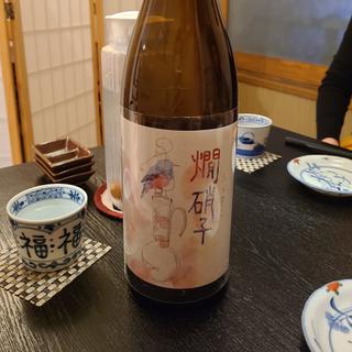 神奈川「丹澤山 純米酒 ふらすこ燗硝子 火入」(三代目 ハルク)