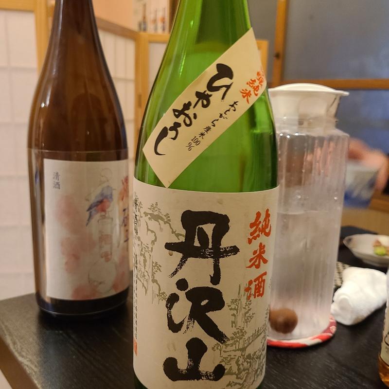 神奈川「丹沢山 純米吟醸 若水 ひやおろし」(三代目 ハルク)