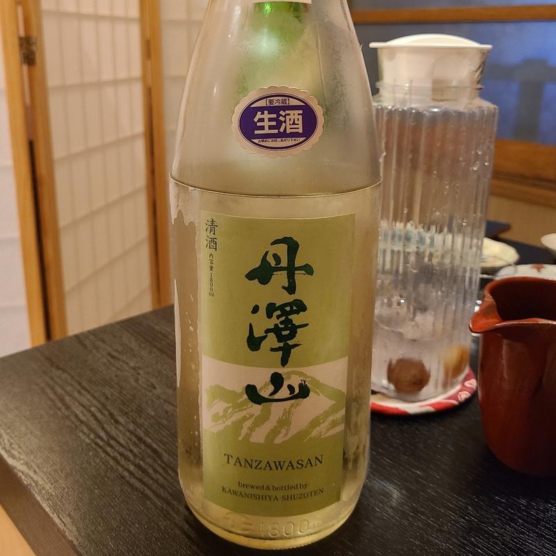 神奈川「丹澤山 純米酒 若水70」(三代目 ハルク)